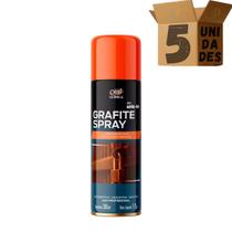 Kit 5 Grafite Spray Lubrificante Seco Orbi 300ml