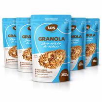 Kit 5 Granoa Zero Adição de Açucar WS NATURAIS 250g