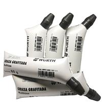 KIT 5 GRAXA GRAFITADA MINERAL MULTIUSO SACHE 80g - WURTH - KIT 5 GRAXA GRAFITADA MINERAL MULTIUSO SACHE 80g - WURTH -