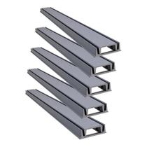 Kit 5 Grelha Linear Invisivel Oculta 3255X5GDA com Caixilho Cinza GDA Industria e Distribuidora Kit 5 Grelha Linear Invisivel Oculta 3255X5GDA com Caixilho Cinza GDA Industria e Distribuidora