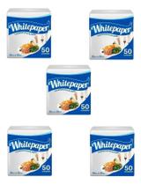 Kit 5 guardanapo c/ 50 unid 30x30 white paper Kit 5 guardanapo c/ 50 unid 30x30 white paper