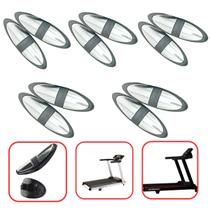 Kit 5 Hand Grip Sensor Compatível Para Esteira Embreex 566 568