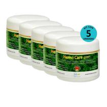 Kit 5 Hemo Care Green Suplemento P/ Cães e Gatos C/ 30 Cápsulas - Inovet