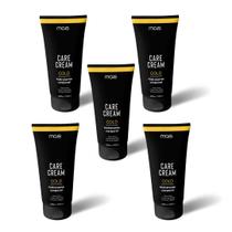 Kit 5 hidratantes corporais masc gold - care cream alta fixação anti age