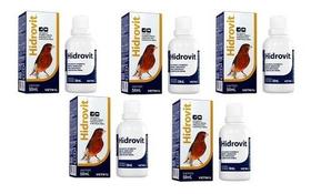 Kit 5 Hidrovit 50 Ml - Suplemento Para Calopsita