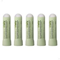 Kit 5 Inalador Descongestionante Mentol Cânfora Eucalipto Bom Médico 0,7g Desentope Nariz Rápido Abelha Rainha Kit 5 Inalador Descongestionante Mentol Cânfora Eucalipto Bom Médico 0,7g Desentope Nariz Rápido Abelha Rainha