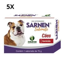 Kit 5 indubras sarnen sabonete 75gr Kit 5 indubras sarnen sabonete 75gr