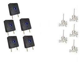 Kit 5 Interruptor+5 Registro Ramal Encaixe Fischer Cooktop Kit 5 Interruptor+5 Registro Ramal Encaixe Fischer Cooktop
