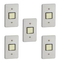 Kit 5 Interruptor Bipolar Simples C/placa 2516 Pial CZ 25 A - 250V Kit 5 Interruptor Bipolar Simples C/placa 2516 Pial CZ 25 A - 250V