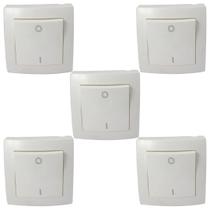 Kit 5 Interruptor Legrand Bipolar 250v 10a SistemaX 675002