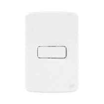 Kit 5 Interruptor Paralelo 10A 250V Com placa 4x2 Branco Weg Composé 13272419