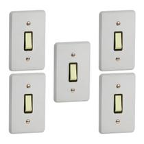 Kit 5 Interruptor Silentoque 1 Tecla Paralelo Legrand 1101 Pial Kit 5 Interruptor Silentoque 1 Tecla Paralelo Legrand 1101 Pial