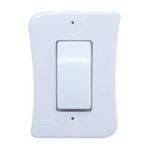 Kit 5 Interruptor Simples 1 Tecla Sobrepor Externo Branco Com Espelho Linha Viena Bivolt 127v e 250v Kit 5 Interruptor Simples 1 Tecla Sobrepor Externo Branco Com Espelho Linha Viena Bivolt 127v e 250v