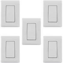 Kit 5 Interruptor Simples Tramontina 10A 250V Sobrepor