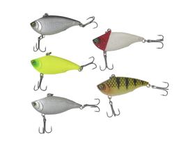 Kit 5 Isca Artificiais 5cm - 10g Trabalho Iron Head + Estojo