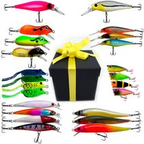 Kit 5 Isca Artificial Caixa Misteriosa Pesca Tucunare Traira