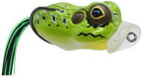Kit 5 Isca Artificial Pesca Frog Sapo Anti Enrosco + Estojo