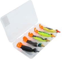 Kit 5 Isca Artificial Pesca Whopper 2 Helices Pato E Estojo