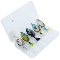 Kit 5 Isca Artificial Pesca Whopper Helice Traira C/ Estojo 741 Kit 5 Isca Artificial Pesca Whopper Helice Traira C/ Estojo 741