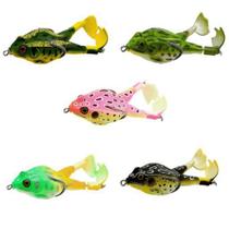 Kit 5 Isca Artificial Whopper Frog Sapo Helice Estojo Traira Kit 5 Isca Artificial Whopper Frog Sapo Helice Estojo Traira