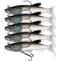 kit 5 Iscas Artificiais movimento Realista soft shad bait