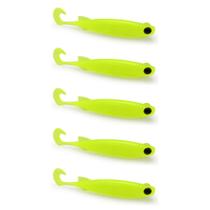 Kit 5 Iscas Artificiais Para Pesca Monster 3X E-Shad 12cm Kit 5 Iscas Artificiais Para Pesca Monster 3X E-Shad 12cm