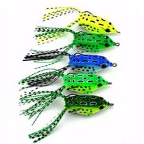 Kit 5 Iscas Artificiais Sapinhos Anti-enrosco Com Estojo 80154