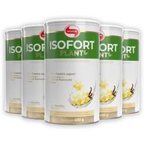 KIT 5 Isofort Plant Baunilha Vitafor 450g KIT 5 Isofort Plant Baunilha Vitafor 450g