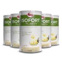 Kit 5 Isofort Plant Vitafor 450g Baunilha