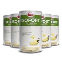 Kit 5 Isofort Plant Vitafor 450G Baunilha