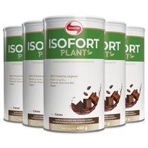 Kit 5 Isofort Plant Vitafor 450g Cacau