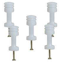 Kit 5 isolador reto ridge para cerca eletrica