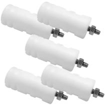 Kit 5 isolador roldana p/ cerca eletrica