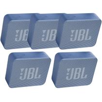 Kit 5 JBL GO Essential Azul Caixa de Som Bluetooth À Prova D'água