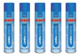 Kit 5 Jimo Espuma Limpa Vidros Limpeza Profissional 5x400ml Kit 5 Jimo Espuma Limpa Vidros Limpeza Profissional 5x400ml