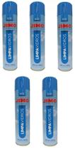 Kit 5 Jimo Limpa Vidros 400ml Limpeza Profissional