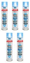 Kit 5 Jimo Multi Superficies 400ml Metal Plastico Eletronicos