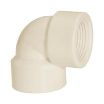 Kit 5 Joelho Roscável 90 Pvc Branco 3/4'' 11669 Amanco Kit 5 Joelho Roscável 90 Pvc Branco 3/4'' 11669 Amanco