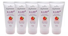 Kit 5 K-LUBY Gel Corporal Beijável Morango Sofisticatto Kit 5 K-LUBY Gel Corporal Beijável Morango Sofisticatto