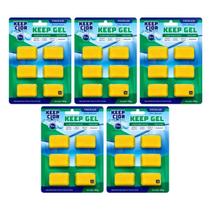 Kit 5 Keep Gel Super Clarificante 180g Piscina Clear 50.000L