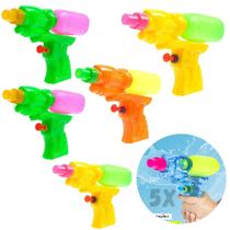 Kit 5 Kit Pistola Água Arminha Brinquedo Arma Piscina