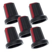 Kit 5 knob vermelho 14mmx18mm