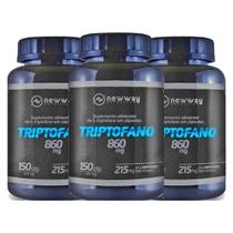 Kit 5 L-Triptofano 150 Capsulas 860mg