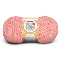 Kit 5 Lã Fio Mais Bebe Soft Circulo - 500m/100g