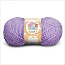 Kit 5 Lã Fio Mais Bebe Soft Circulo - 500m/100g