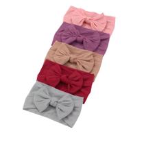 Kit 5 Laços de Bebê Faixinha Macia Turbante Roupa Infantil Menina