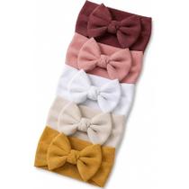 Kit 5 Laços de Bebe Menina Turbante de Bebe Lacinhos Bebe