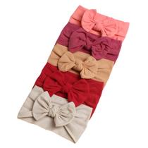 Kit 5 Laços de Cabelo Infantil Menina Bebê Turbante de Bebê