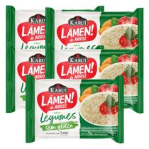 Kit 5 Lámen De Arroz Sem Glúten Karui Sabor Legumes 78g