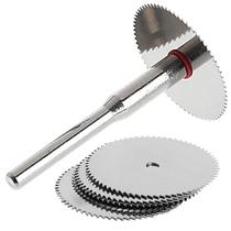 Kit 5 Lâmina de Serra 25mm Aço Inox Haste 3mm Micro Retífica Kit 5 Lâmina de Serra 25mm Aço Inox Haste 3mm Micro Retífica